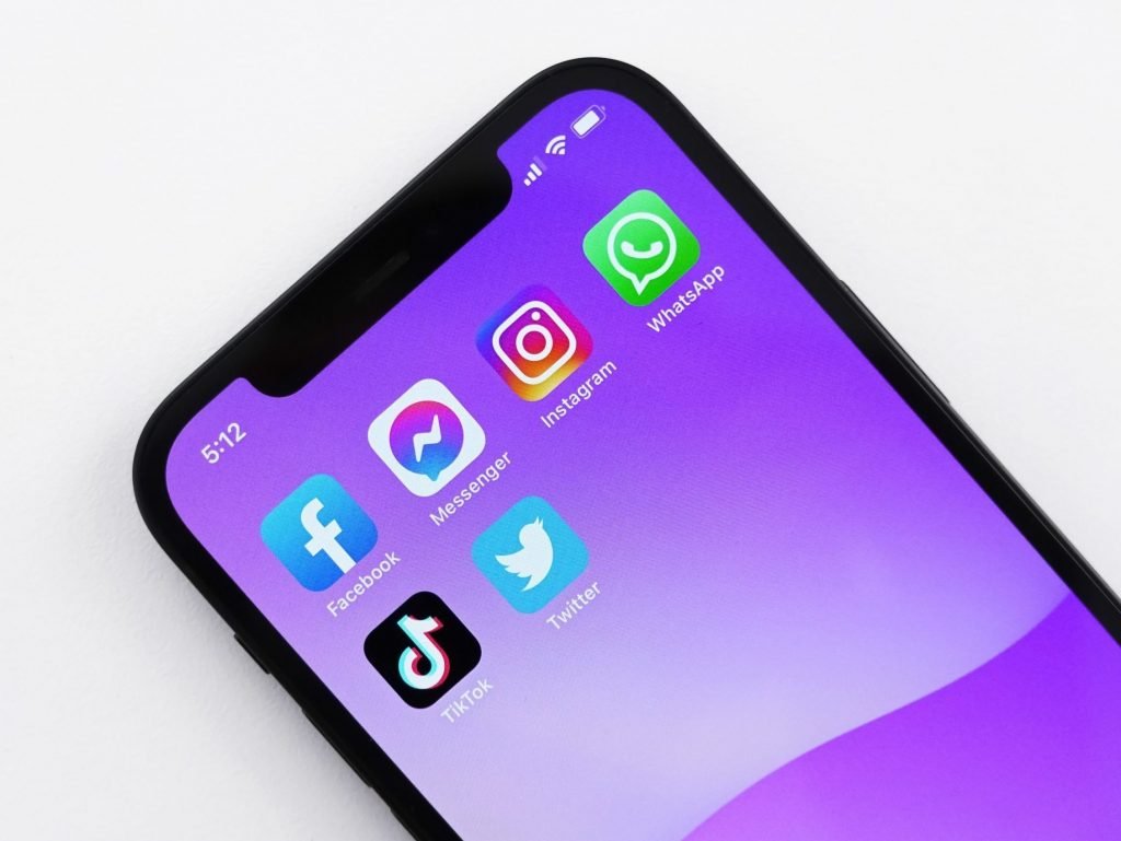 Social Media Apps on iPhone