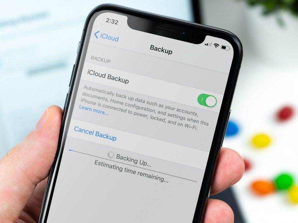 Backing Up Data To iCloud