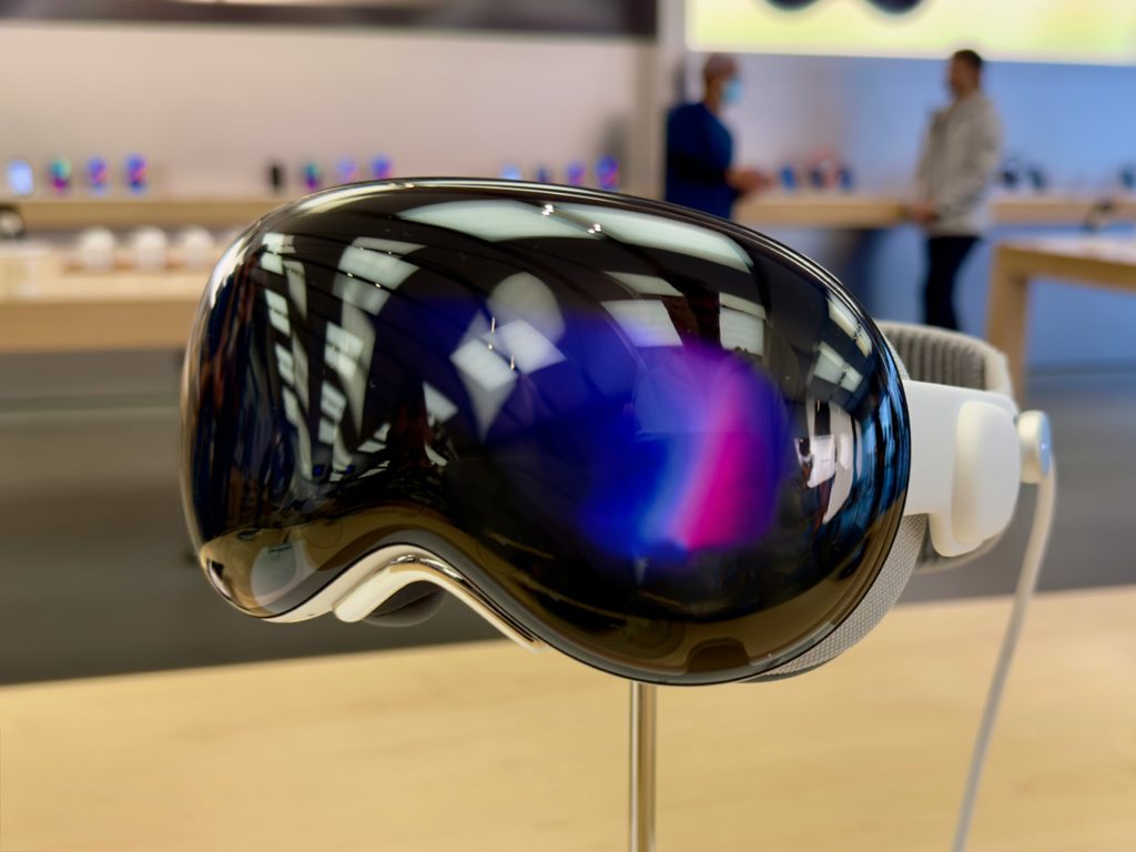 Apple Vision Pro Inside An Apple Store