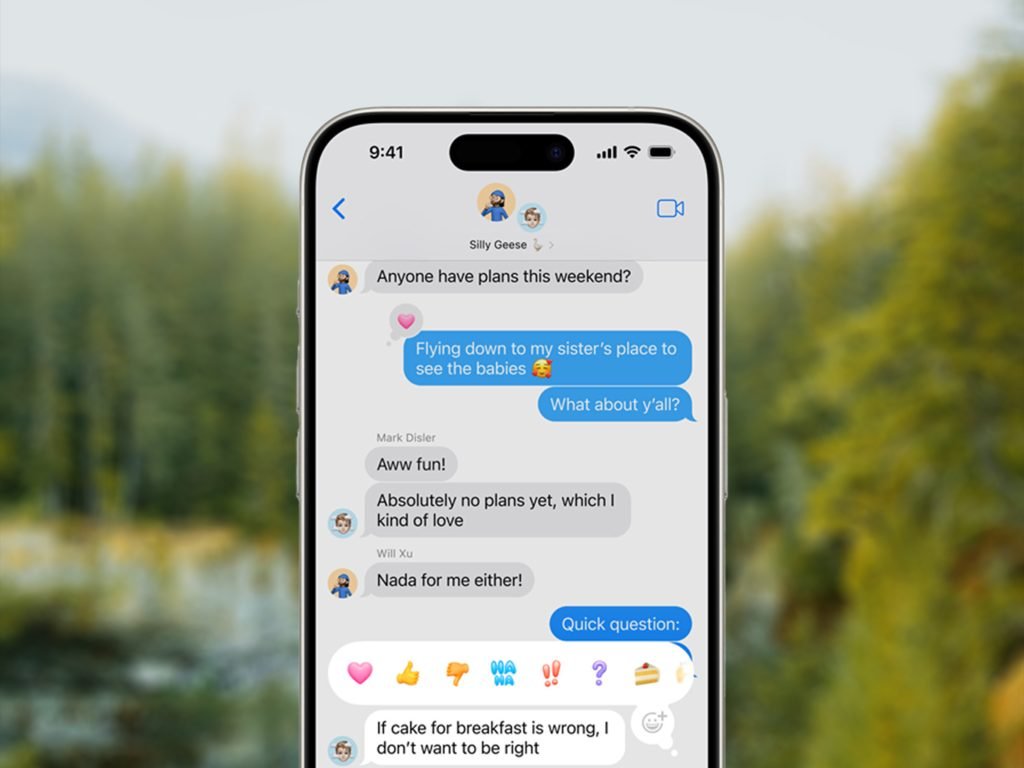 Messages App On iOS 18