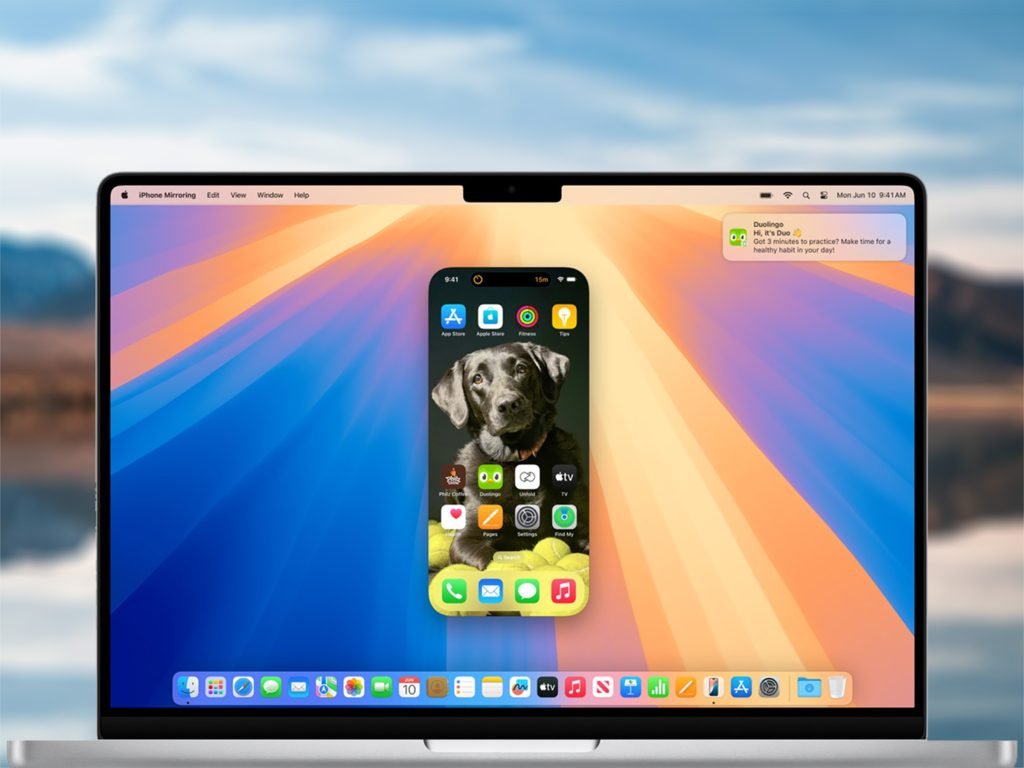 macOS Sequoia Continuity With iPhone Mirroring