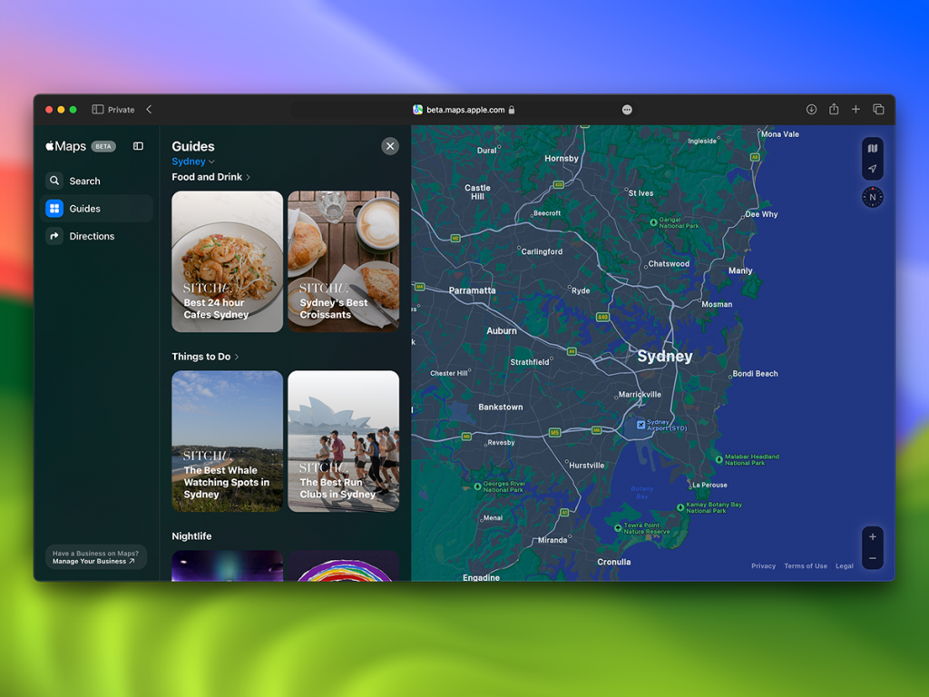 Apple Maps On Web Beta Guides