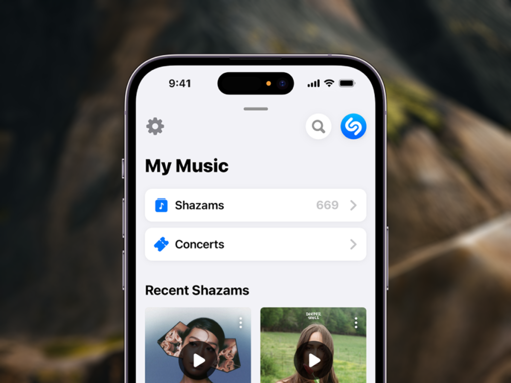 Shazam App On iPhone